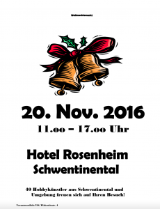 Weihnachtsmarkt Hotel Rosenheim, Stampin Up, Stempelpanda